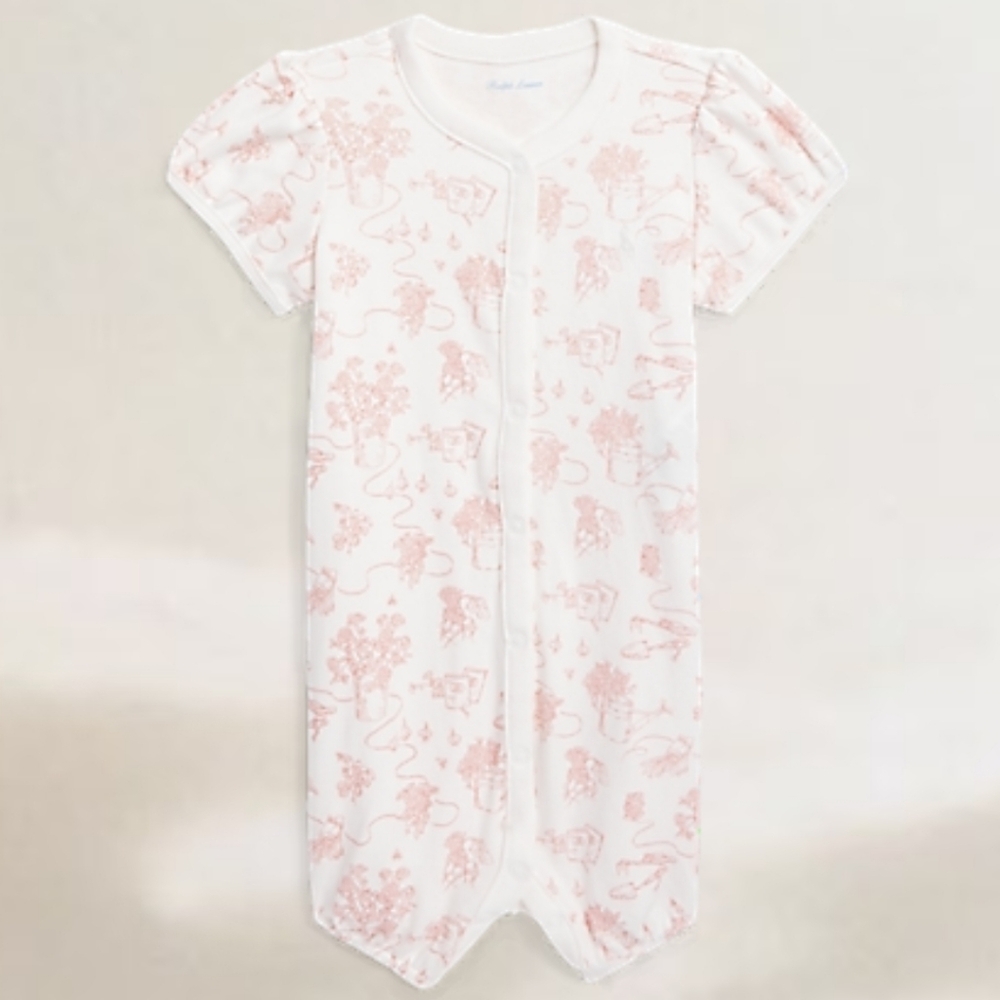 Toile Cotton Interlock Bubble Shortall